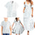 Samoa White Sunday Family Matching Summer Maxi Dress and Hawaiian Shirt Classic Siapo Style LT7 - Polynesian Pride