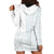 Samoa White Sunday Hoodie Dress Classic Siapo Style LT7 - Polynesian Pride