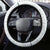 Samoa White Sunday Steering Wheel Cover Classic Siapo Style