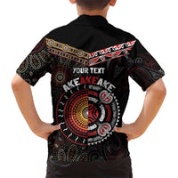 Aotearoa and Australia Indigenous Kid Hawaiian Shirt Stand Together For Te Tiriti LT7 - Polynesian Pride