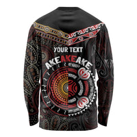 Aotearoa and Australia Indigenous Long Sleeve Shirt Stand Together For Te Tiriti LT7 - Polynesian Pride