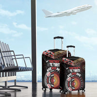Aotearoa and Australia Indigenous Luggage Cover Stand Together For Te Tiriti LT7 - Polynesian Pride