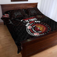 Aotearoa and Australia Indigenous Quilt Bed Set Stand Together For Te Tiriti LT7 - Polynesian Pride