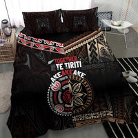 Aotearoa and Samoa Together For Te Tiriti Bedding Set Kowhaiwhai Mix Siapo LT7 - Polynesian Pride