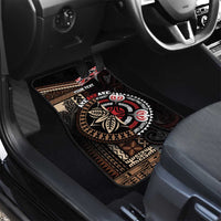 Aotearoa and Samoa Together For Te Tiriti Car Mats Kowhaiwhai Mix Siapo LT7 - Polynesian Pride