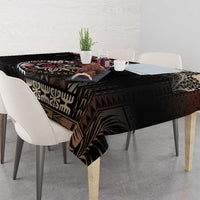 Aotearoa and Samoa Together For Te Tiriti Tablecloth Kowhaiwhai Mix Siapo LT7 - Polynesian Pride