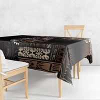 Aotearoa and Samoa Together For Te Tiriti Tablecloth Kowhaiwhai Mix Siapo LT7 - Polynesian Pride