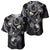 Polynesia Tribal Baseball Jersey Tentacles Plumeria