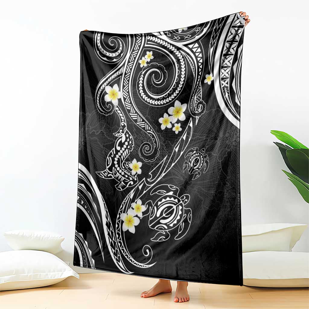 Polynesia Tribal Blanket Tentacles Plumeria LT7 - Polynesian Pride