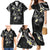 Polynesia Tribal Family Matching Mermaid Dress and Hawaiian Shirt Tentacles Plumeria