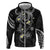 Polynesia Tribal Hoodie Tentacles Plumeria