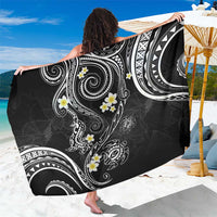 Polynesia Tribal Sarong Tentacles Plumeria LT7 One Size 44 x 66 inches Black - Polynesian Pride