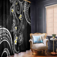 Polynesia Tribal Window Curtain Tentacles Plumeria LT7 - Polynesian Pride