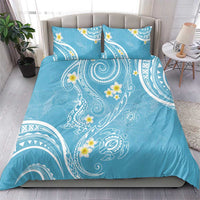 Polynesia Tribal Bedding Set Turquoise Plumeria Tentacles LT7 - Polynesian Pride