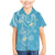 Polynesia Tribal Family Matching Mermaid Dress and Hawaiian Shirt Turquoise Plumeria Tentacles