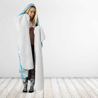 Polynesia Tribal Hooded Blanket Turquoise Plumeria Tentacles LT7 - Polynesian Pride