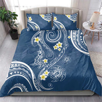 Polynesia Tribal Bedding Set Deep Blue Plumeria Tentacles LT7 - Polynesian Pride