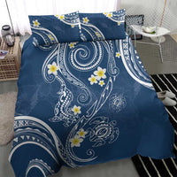 Polynesia Tribal Bedding Set Deep Blue Plumeria Tentacles LT7 - Polynesian Pride