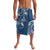 Polynesia Tribal Lavalava Deep Blue Plumeria Tentacles