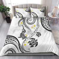 Polynesia Tribal Bedding Set White Plumeria Tentacles LT7 - Polynesian Pride