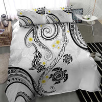 Polynesia Tribal Bedding Set White Plumeria Tentacles LT7 - Polynesian Pride