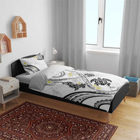 Polynesia Tribal Bedding Set White Plumeria Tentacles LT7 - Polynesian Pride