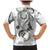 Polynesia Tribal Family Matching Mermaid Dress and Hawaiian Shirt White Plumeria Tentacles