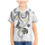 Polynesia Tribal Family Matching Mermaid Dress and Hawaiian Shirt White Plumeria Tentacles