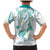 Polynesia Tribal Family Matching Mermaid Dress and Hawaiian Shirt Teal Plumeria Tentacles