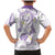 Polynesia Tribal Family Matching Mermaid Dress and Hawaiian Shirt Lilac Plumeria Tentacles