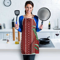 Women's Day Samoa Malu Tattoo Inspired Mix Teuila Apron Scarlet LT7 - Polynesian Pride