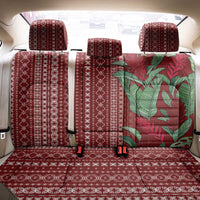 Women's Day Samoa Malu Tattoo Inspired Mix Teuila Back Car Seat Cover Scarlet LT7 - Polynesian Pride