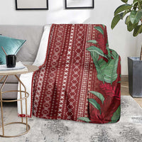 Women's Day Samoa Malu Tattoo Inspired Mix Teuila Blanket Scarlet LT7 - Polynesian Pride