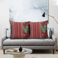 Women's Day Samoa Malu Tattoo Inspired Mix Teuila Pillow Cover Scarlet LT7 - Polynesian Pride