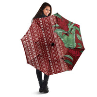 Women's Day Samoa Malu Tattoo Inspired Mix Teuila Umbrella Scarlet LT7 - Polynesian Pride
