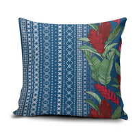 Women's Day Samoa Malu Tattoo Inspired Mix Teuila Pillow Cover Royal Blue LT7 Royal Blue - Polynesian Pride