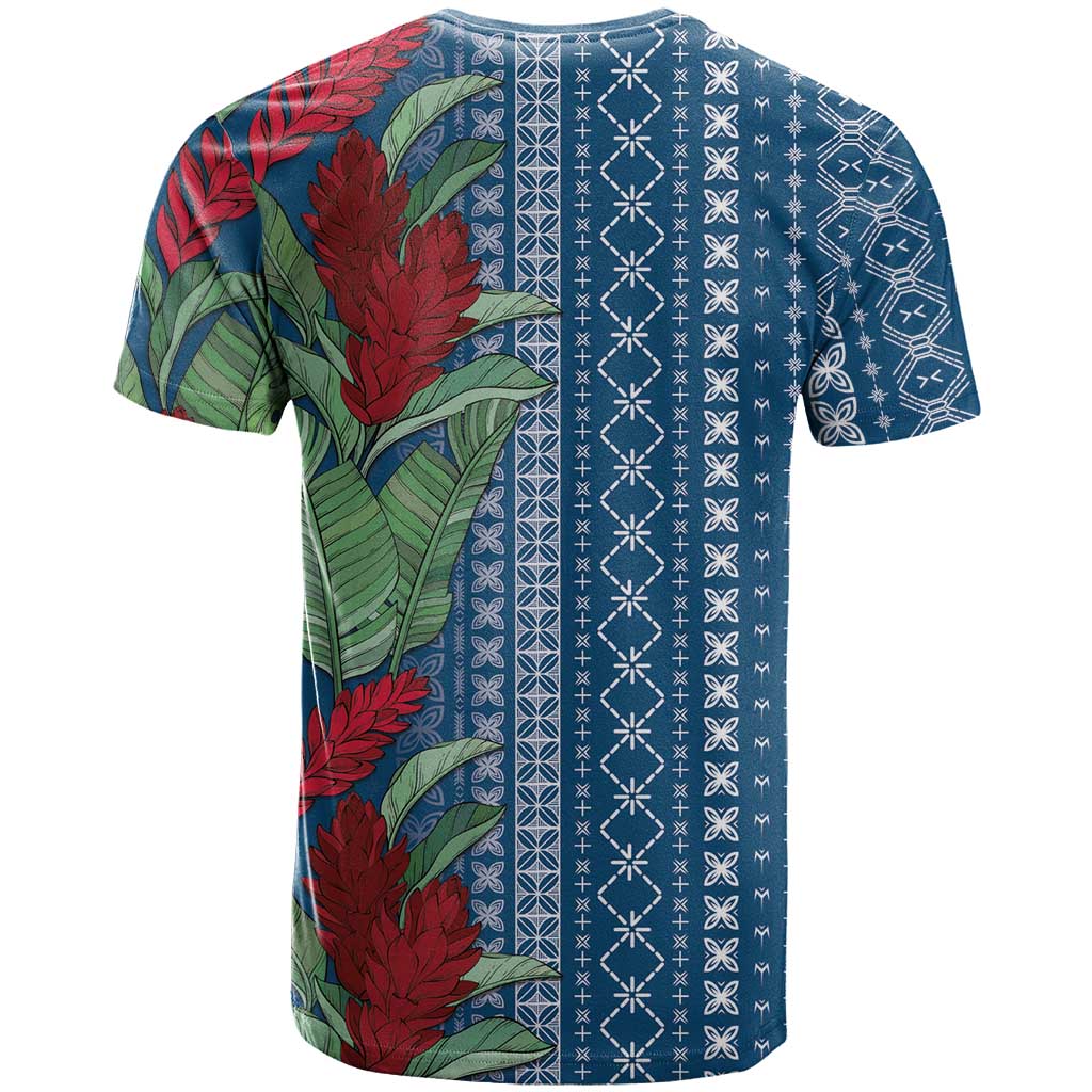 Women's Day Samoa Malu Tattoo Inspired Mix Teuila T Shirt Royal Blue LT7 - Polynesian Pride