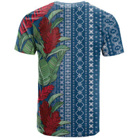 Women's Day Samoa Malu Tattoo Inspired Mix Teuila T Shirt Royal Blue LT7 - Polynesian Pride