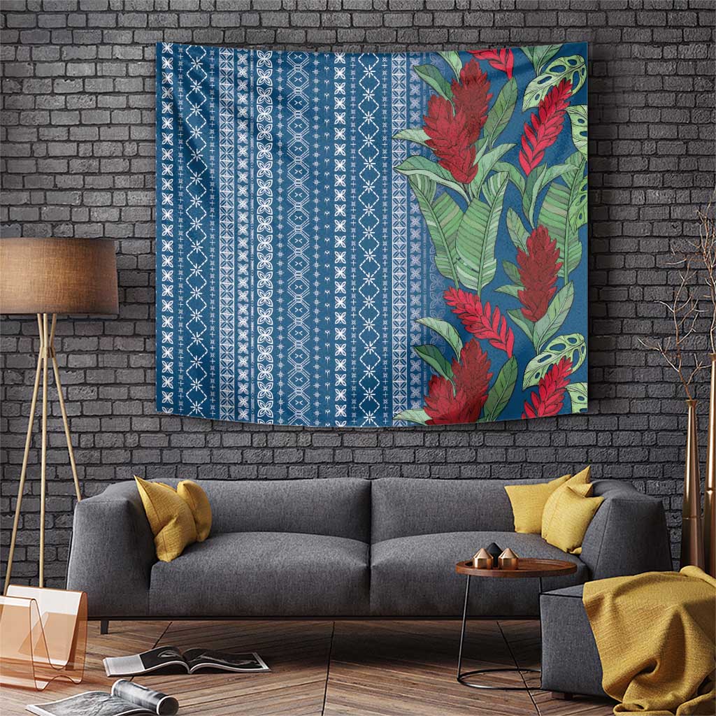 Women's Day Samoa Malu Tattoo Inspired Mix Teuila Tapestry Royal Blue LT7 Royal Blue - Polynesian Pride