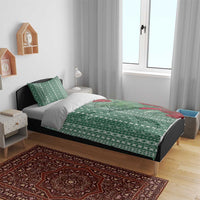 Women's Day Samoa Malu Tattoo Inspired Mix Teuila Bedding Set Sage Green LT7 - Polynesian Pride