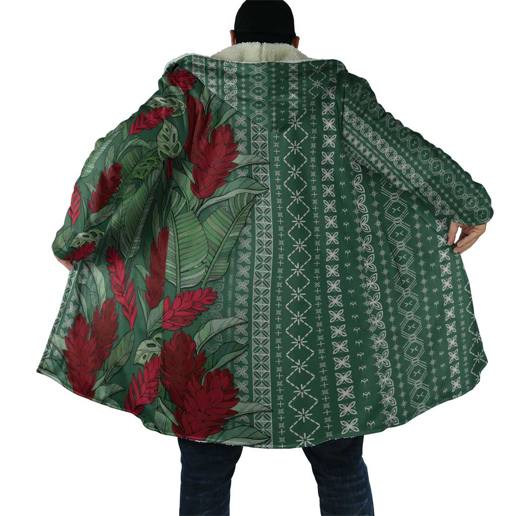 Women's Day Samoa Malu Tattoo Inspired Mix Teuila Cloak Sage Green LT7 - Polynesian Pride