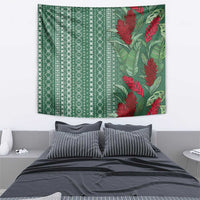 Women's Day Samoa Malu Tattoo Inspired Mix Teuila Tapestry Sage Green LT7 - Polynesian Pride
