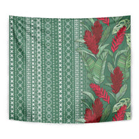 Women's Day Samoa Malu Tattoo Inspired Mix Teuila Tapestry Sage Green LT7 - Polynesian Pride
