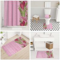 Women's Day Samoa Malu Tattoo Inspired Mix Teuila Bathroom Set Rose Pink LT7 - Polynesian Pride