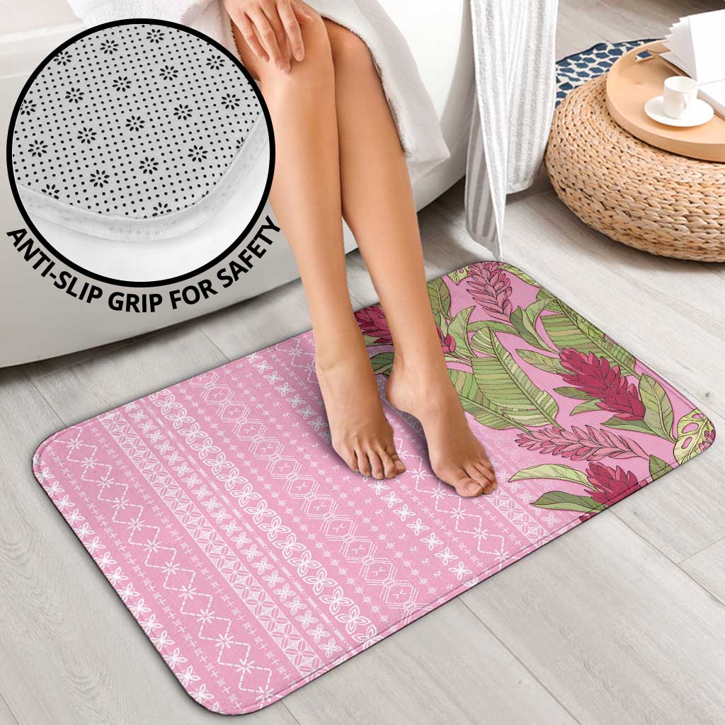 Women's Day Samoa Malu Tattoo Inspired Mix Teuila Bathroom Set Rose Pink LT7 - Polynesian Pride