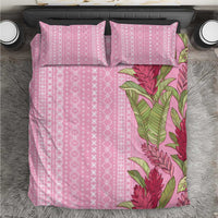 Women's Day Samoa Malu Tattoo Inspired Mix Teuila Bedding Set Rose Pink LT7 Rose Pink - Polynesian Pride
