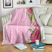 Women's Day Samoa Malu Tattoo Inspired Mix Teuila Blanket Rose Pink LT7 Rose Pink - Polynesian Pride
