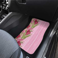 Women's Day Samoa Malu Tattoo Inspired Mix Teuila Car Mats Rose Pink LT7 - Polynesian Pride