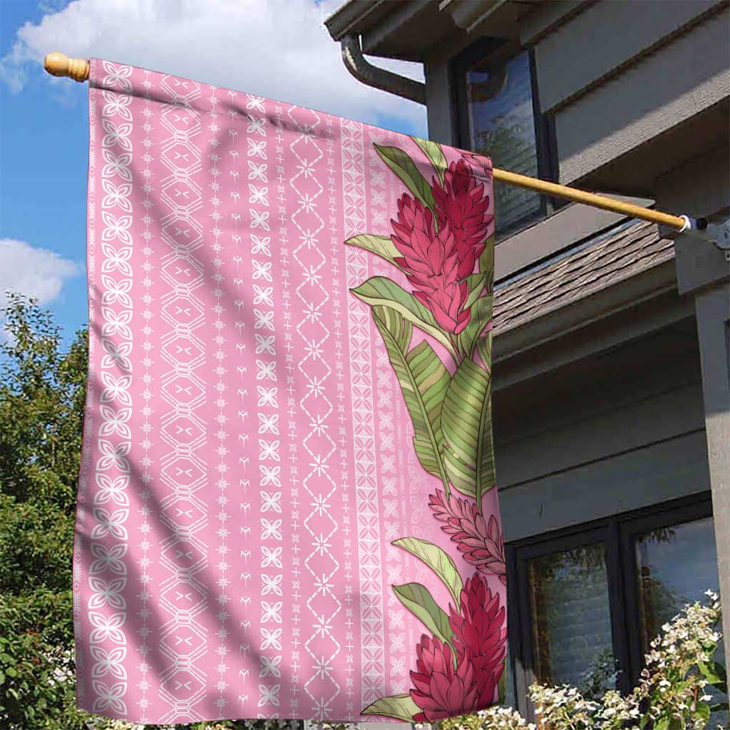 Women's Day Samoa Malu Tattoo Inspired Mix Teuila Garden Flag Rose Pink LT7 - Polynesian Pride