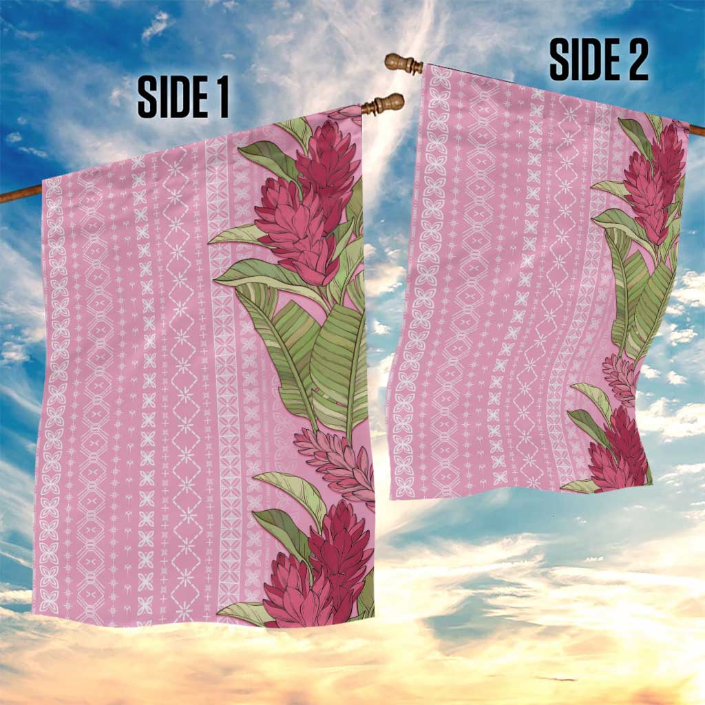 Women's Day Samoa Malu Tattoo Inspired Mix Teuila Garden Flag Rose Pink LT7 - Polynesian Pride